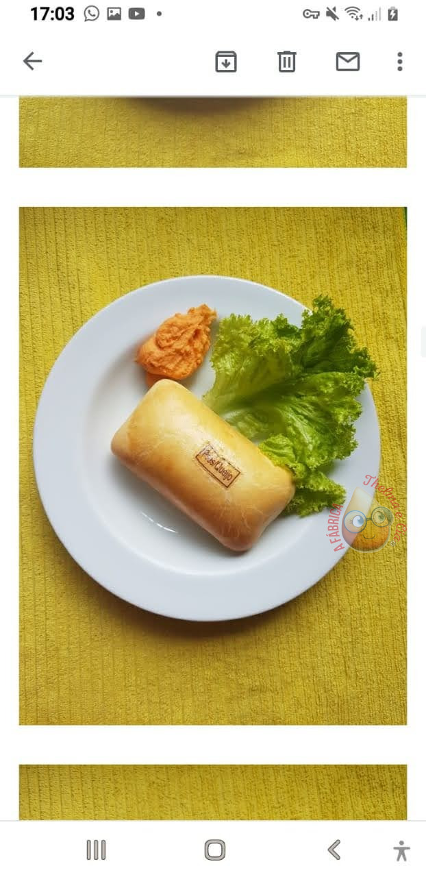 Enroladinho de Presunto e Queijo